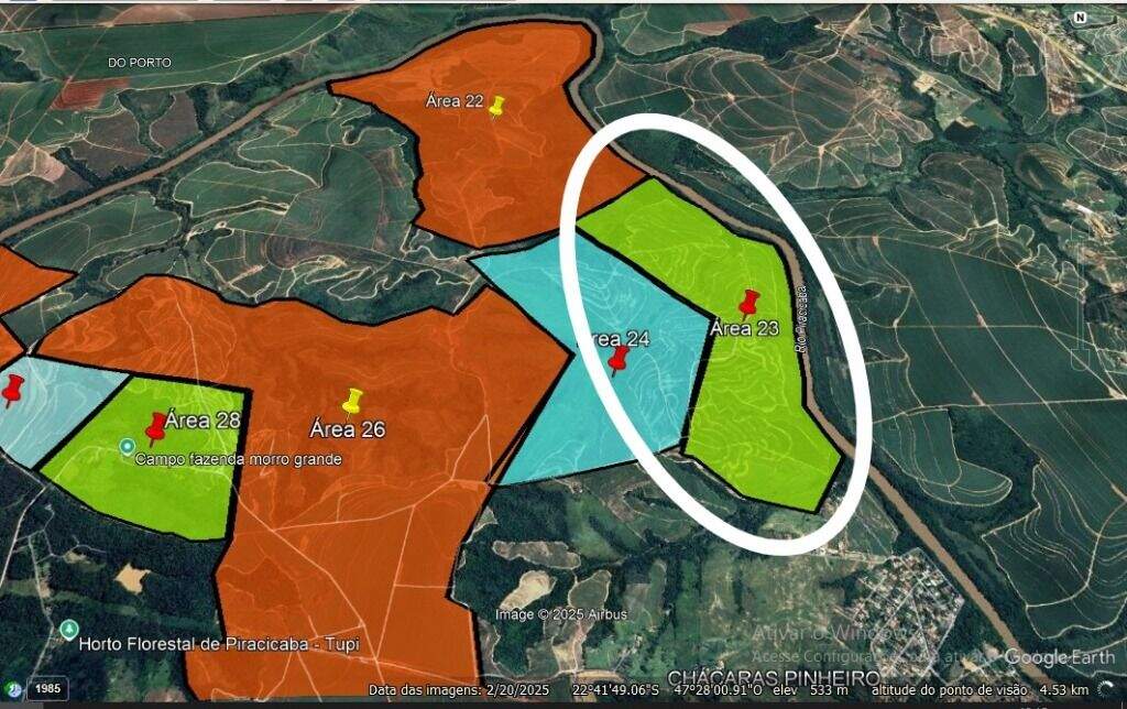 Área à venda no Horto ( Tupi ): 