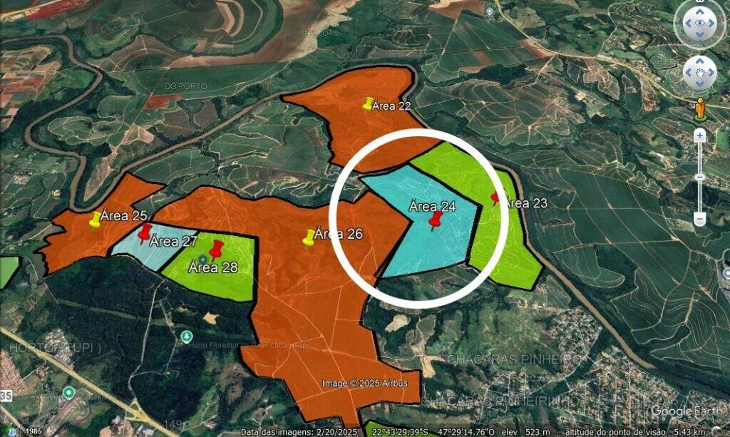 Área à venda no Horto ( Tupi ): 