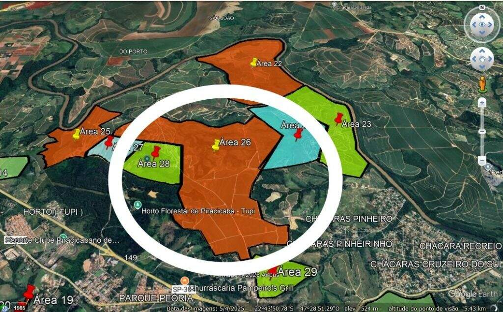 Área à venda no Horto ( Tupi ): 