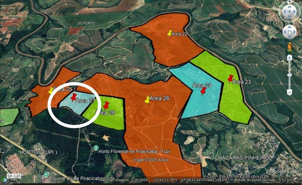 Área à venda no Horto ( Tupi ): 