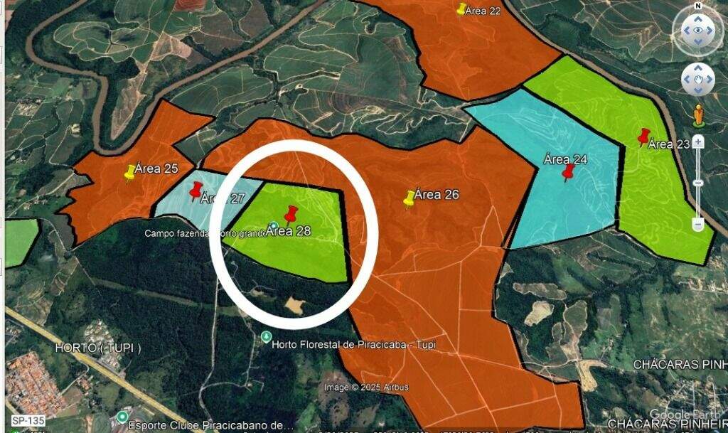Área à venda no Horto ( Tupi ): 