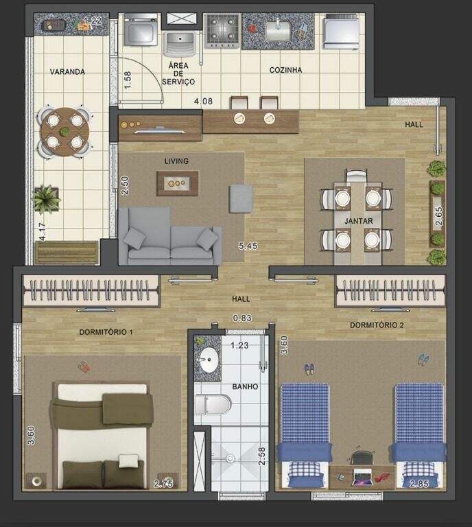 Apartamento à venda no Jardim São Mateus: 