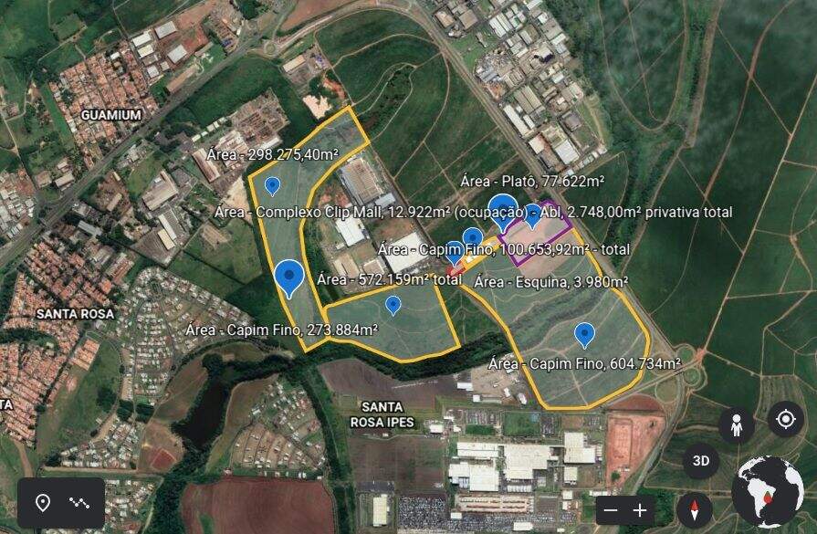 Área à venda no Água Santa: 