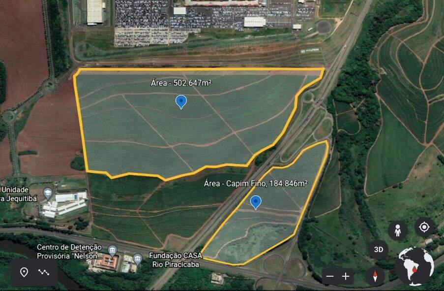 Área à venda no Loteamento Distrito Industrial Uninorte: 