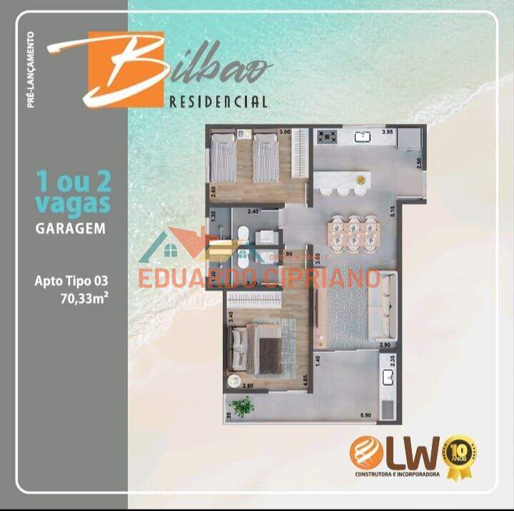 Apartamento à venda no Jardim Britânia: 