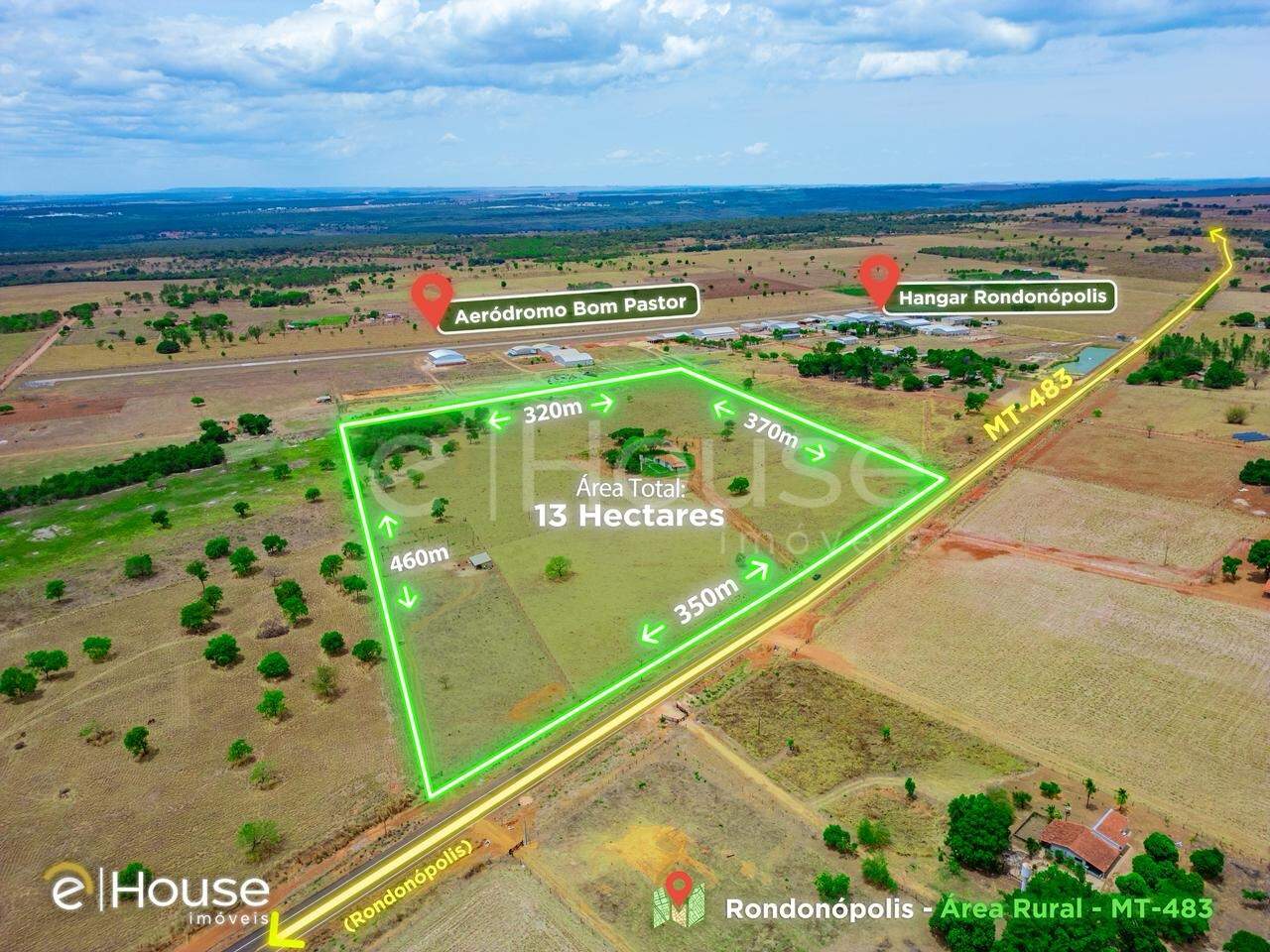 Chácara à venda no Gleba rio vermelho: 