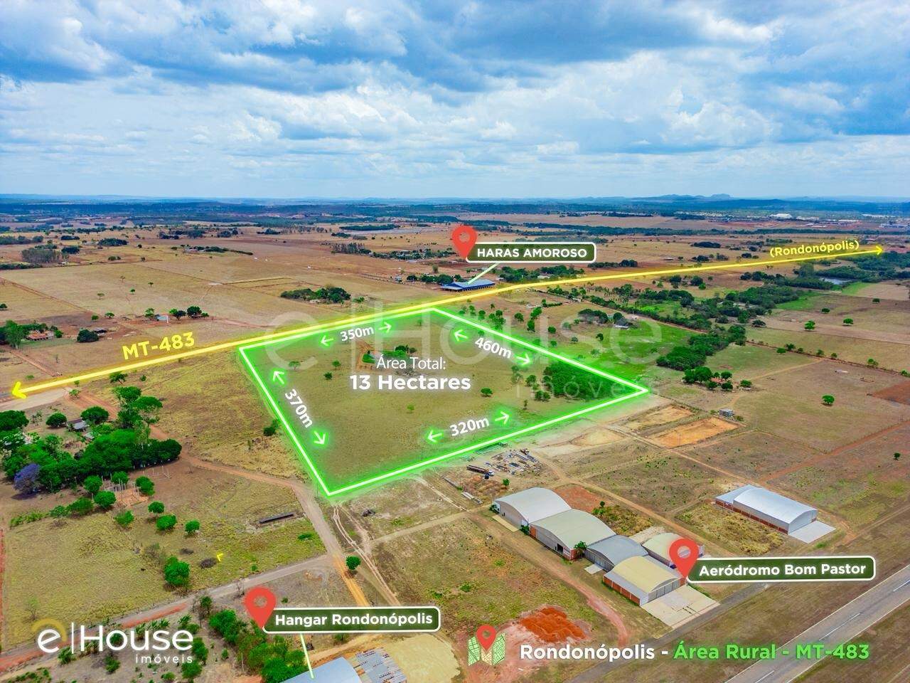 Chácara à venda no Gleba rio vermelho: 