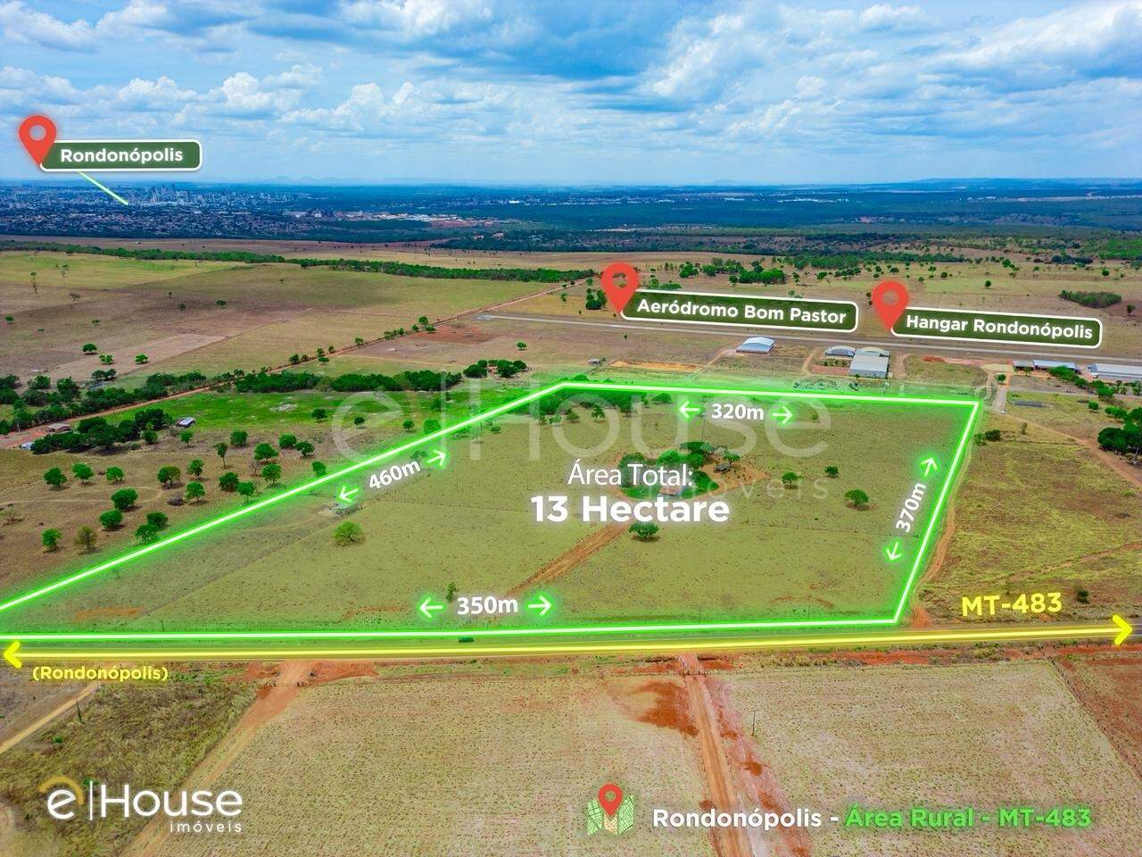 Chácara à venda no Gleba rio vermelho: 