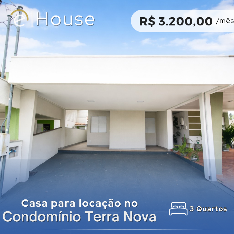 Casa para aluguel no Condomínio Terra Nova Rondonópolis: 