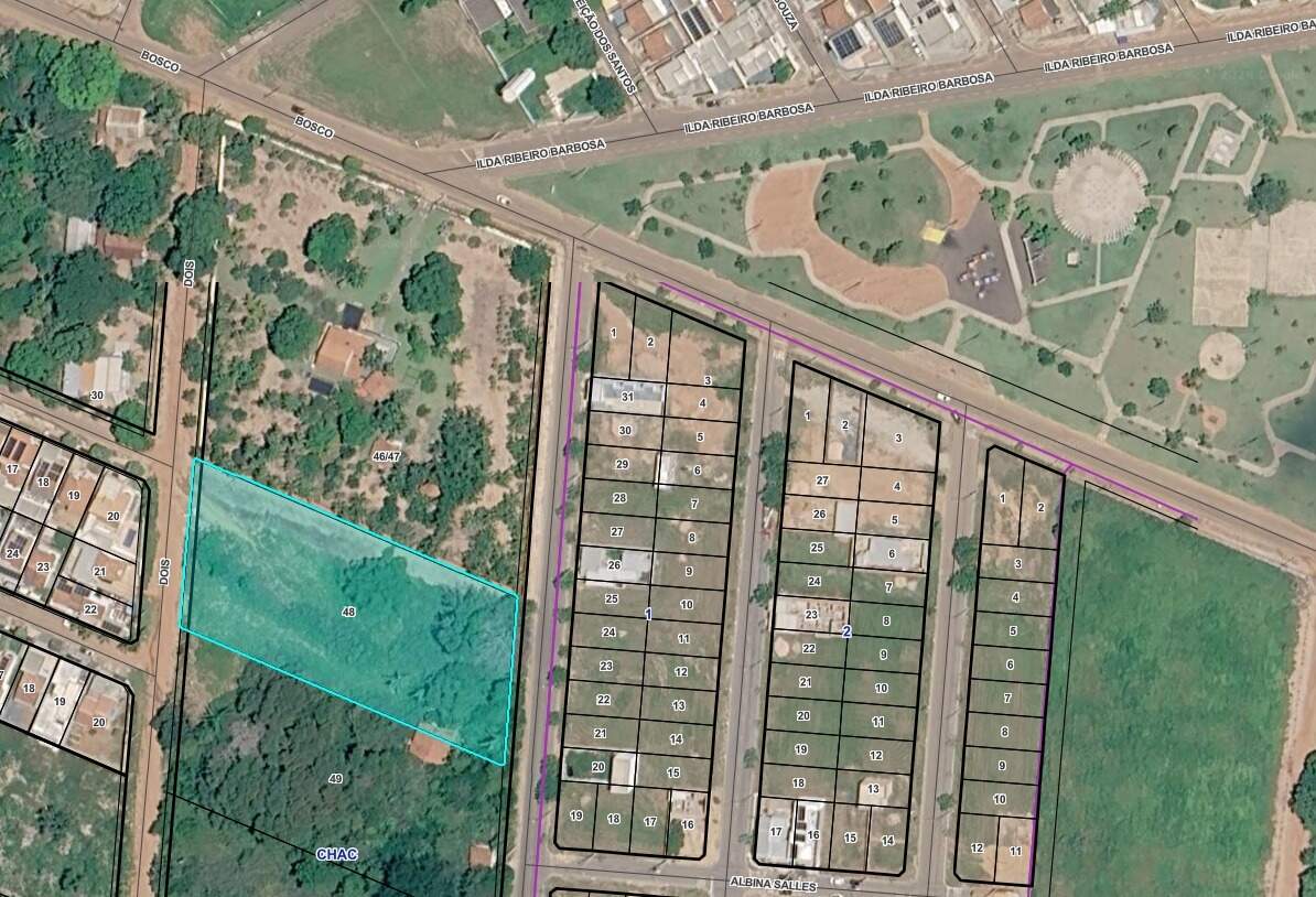 Lote à venda no Chácara Residencial Parque das Nações: 