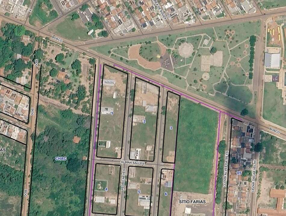 Lote à venda no Chácara Residencial Parque das Nações: 