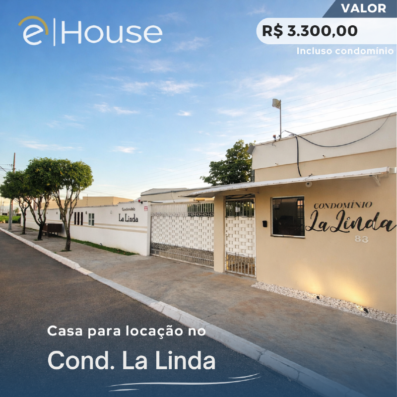 Casa para aluguel no Setor Residencial Granville II: 