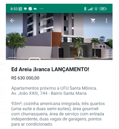 Apartamento à venda no SARAIVA: 
