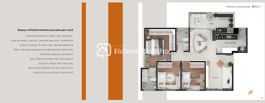 Apartamento à venda no SANTA MARIA: 