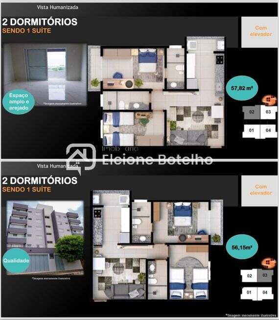 Apartamento à venda no TUBALINA: 