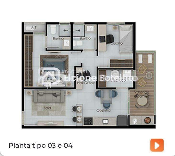 Apartamento à venda no UMUARAMA: 