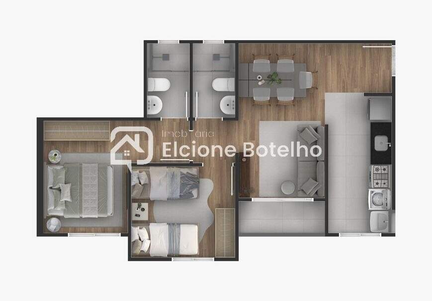 Apartamento à venda no RESIDENCIAL FRUTA DO CONDE: 