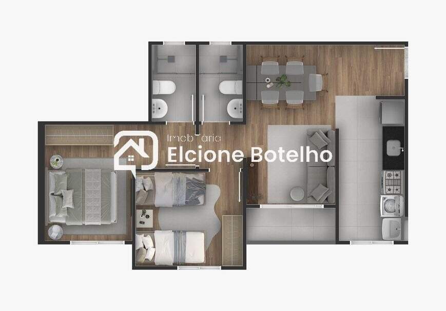 Apartamento à venda no RESIDENCIAL FRUTA DO CONDE: 