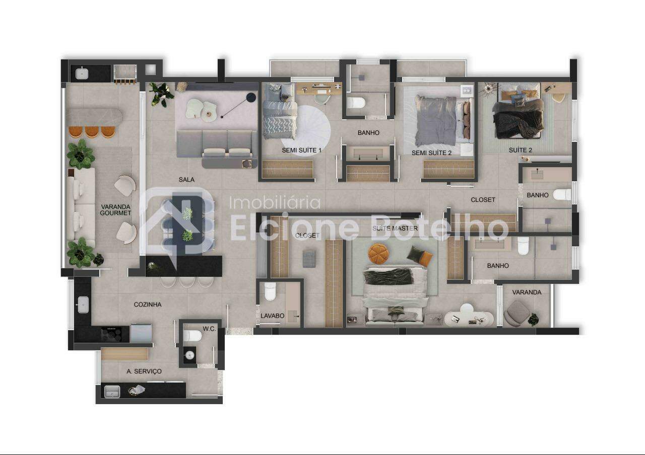 Apartamento à venda no SARAIVA: 