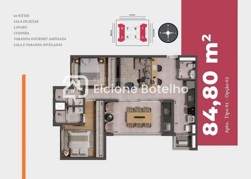Apartamento à venda no GRANJA MARILEUSA: 
