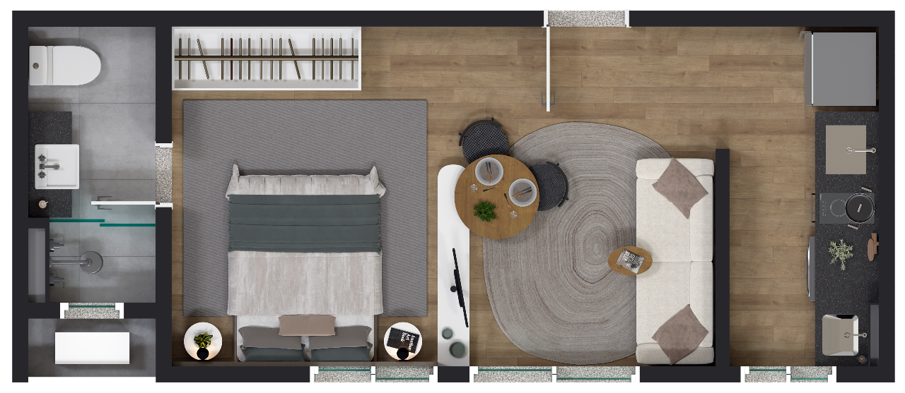 Apartamento à venda no Nova Suíssa: 