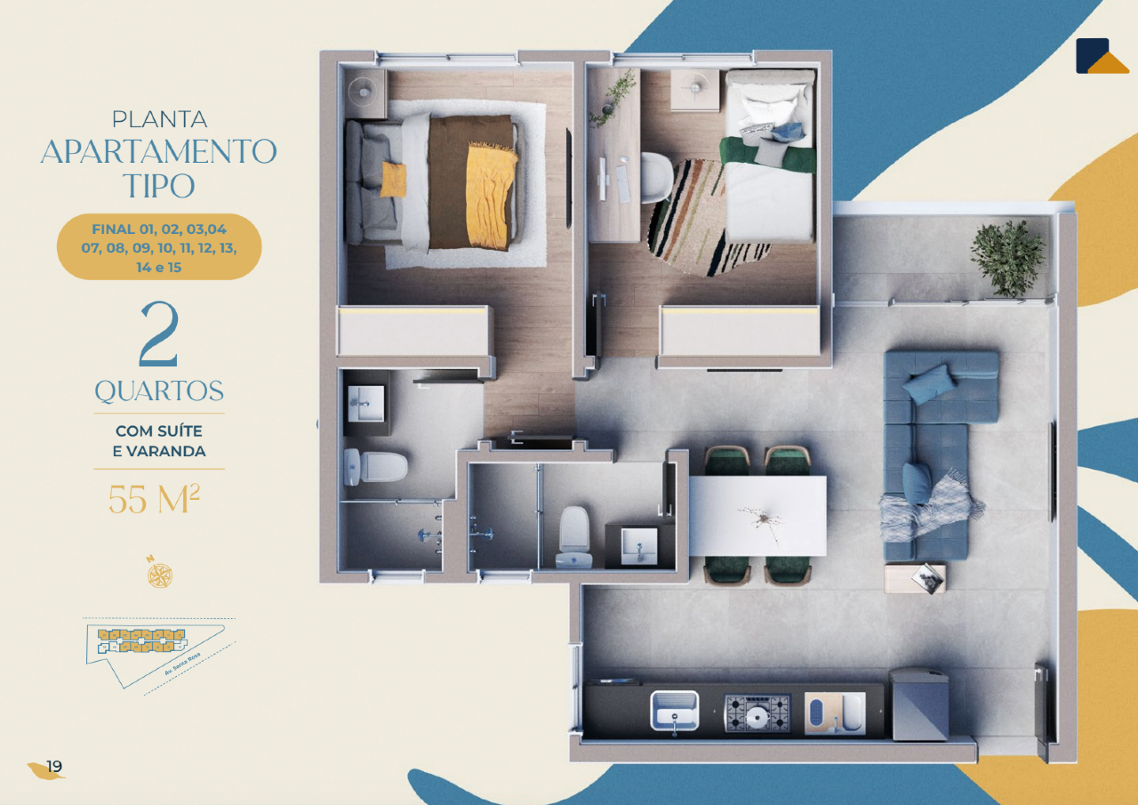 Apartamento à venda no São Luiz: 