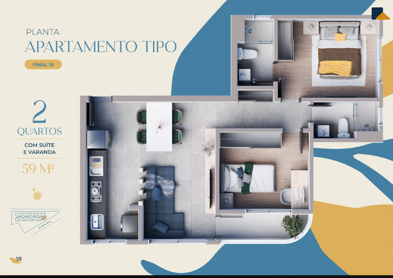 Apartamento à venda no São Luiz: 