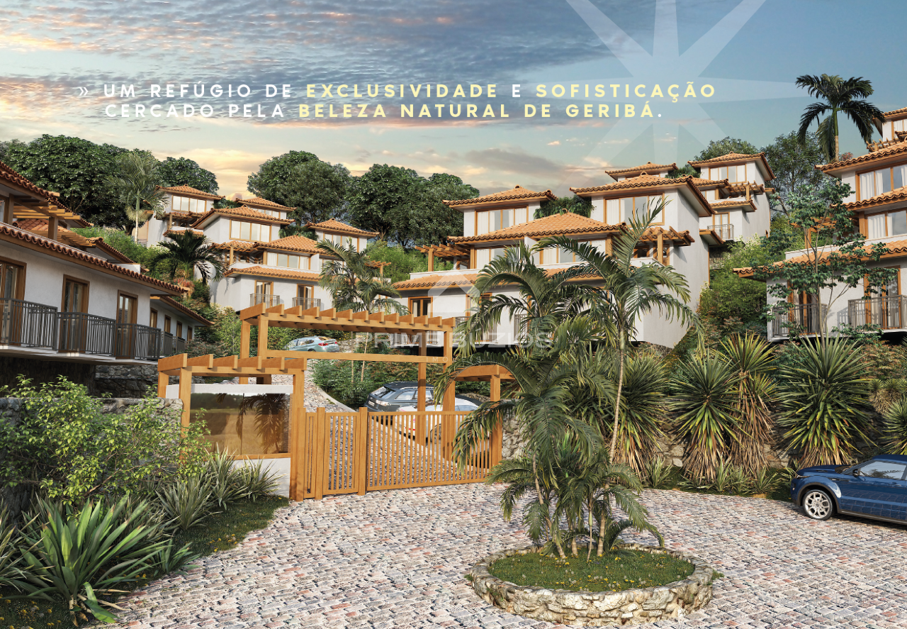 Casa em condomínio, a venda, 4 quartos, 4 suítes, 2 vagas, Geribá – Armação dos Búzios/RJ