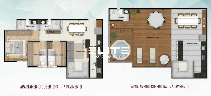 Cobertura à venda no Vila Assunção: 