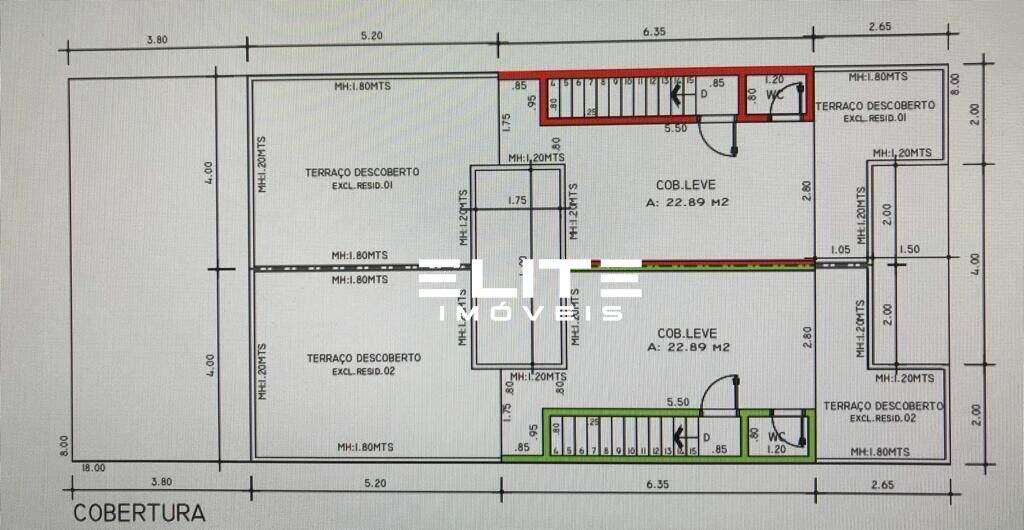 Sobrado à venda no Vila Homero Thon: 