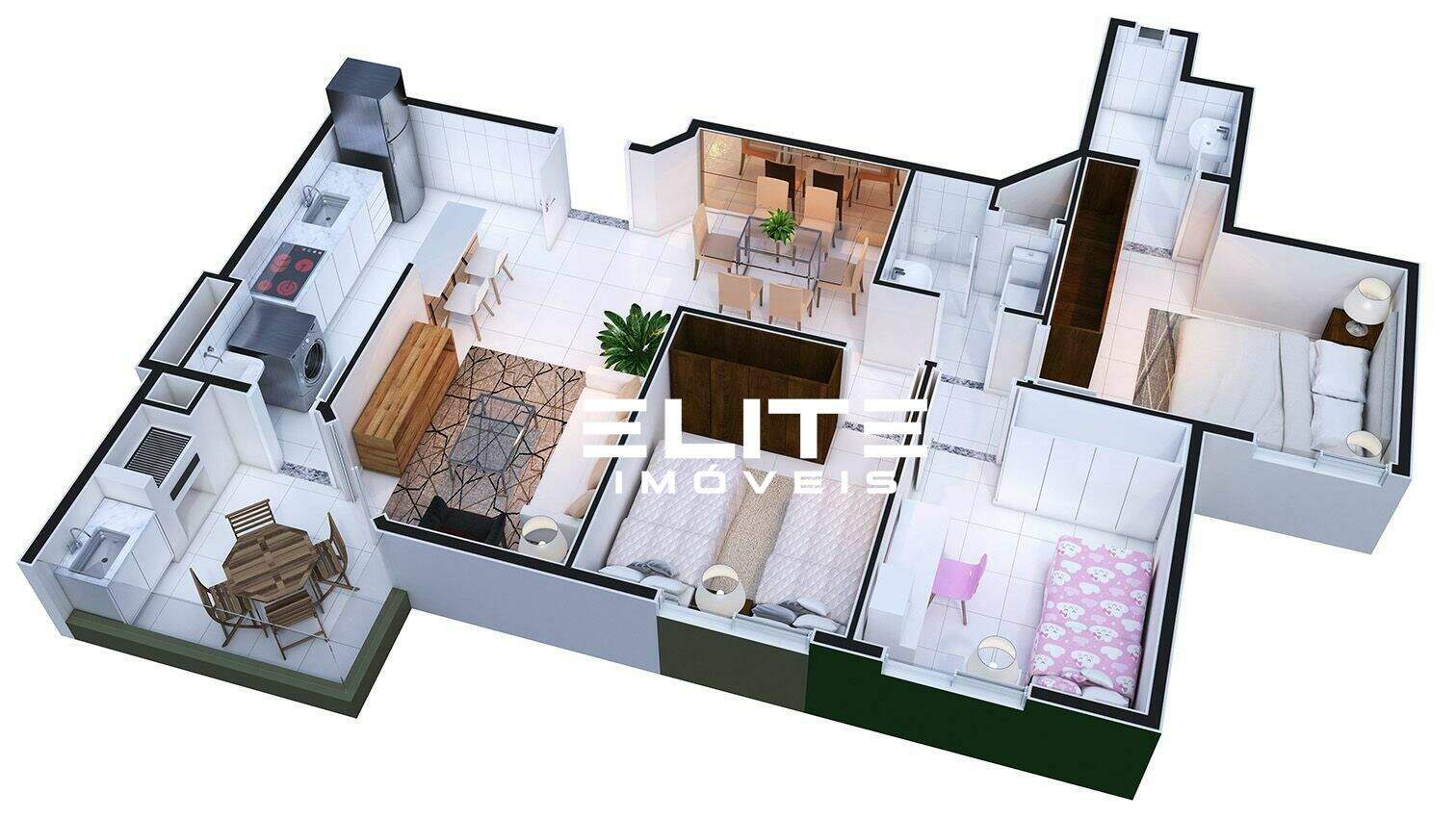 Apartamento à venda no Vila Valparaíso: 