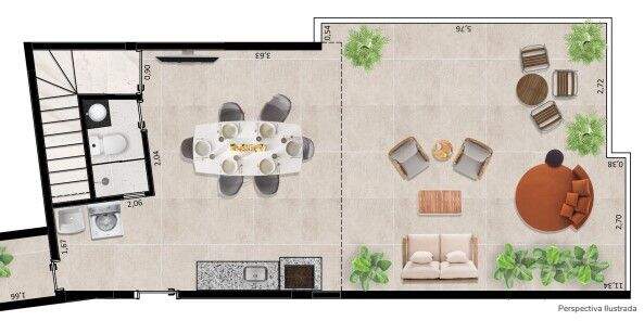 Cobertura à venda no Vila Guiomar: 