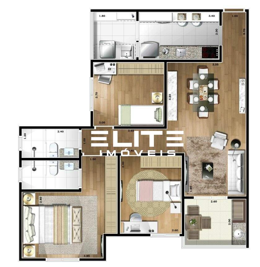 Apartamento à venda no Santa Paula: 