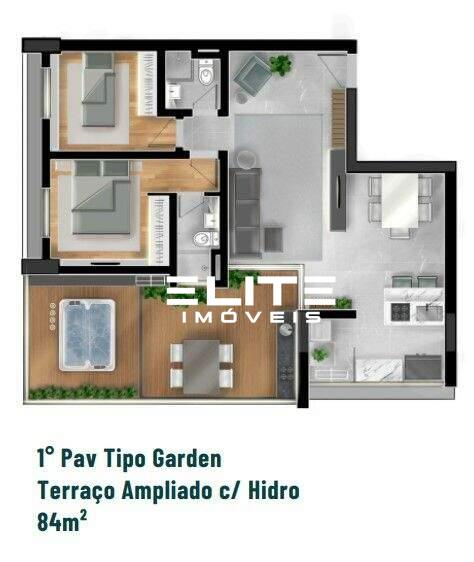 Apartamento à venda no Bairro Jardim: 