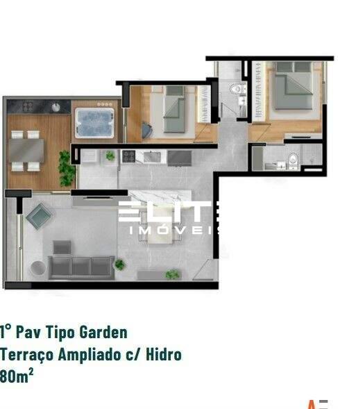 Apartamento à venda no Bairro Jardim: 
