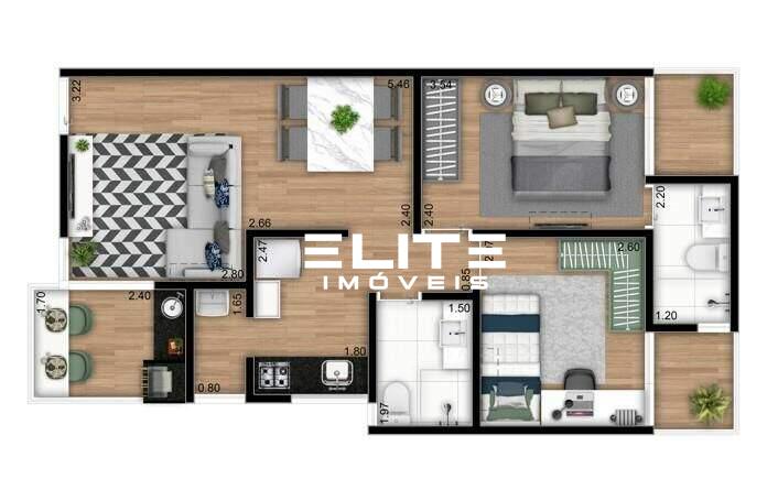 Apartamento à venda no Jardim Bela Vista: 