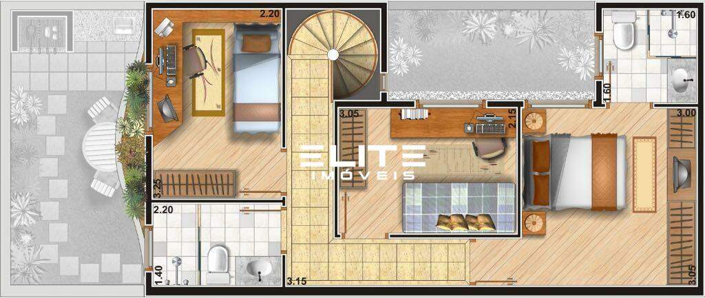 Apartamento à venda no Campestre: 