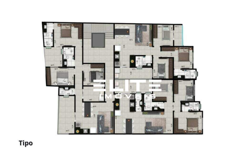 Apartamento à venda no Campestre: 