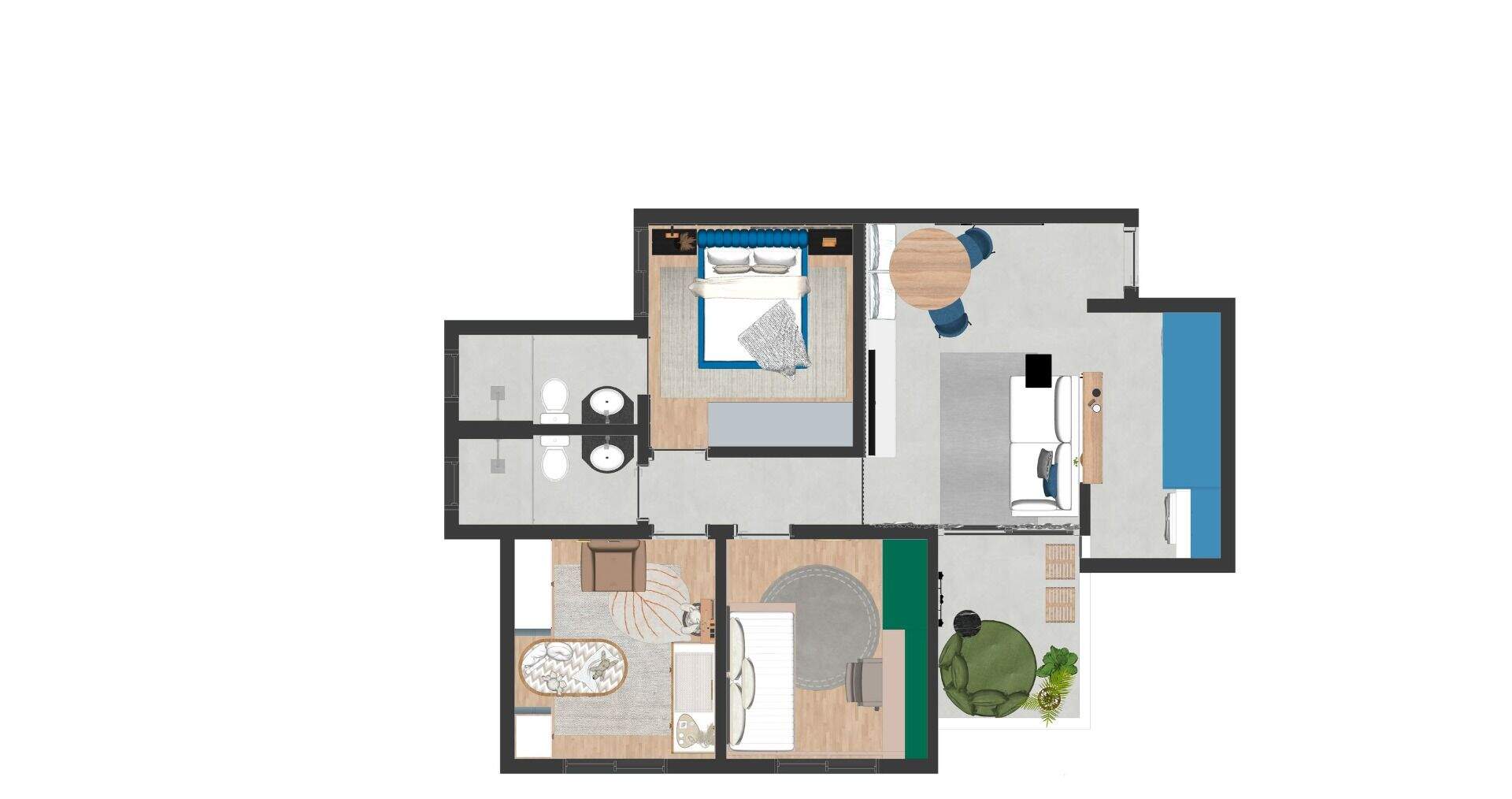 Apartamento, 3 quartos, 66 m² - Foto 23