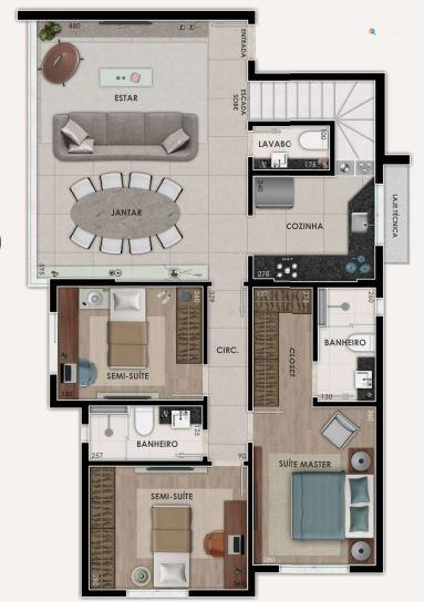 Cobertura, 3 quartos, 100 m² - Foto 16