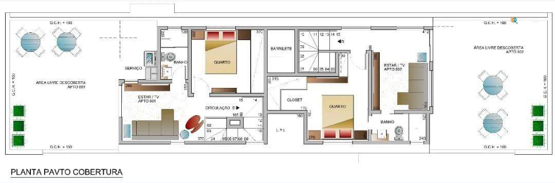 Cobertura, 3 quartos, 93 m² - Foto 5
