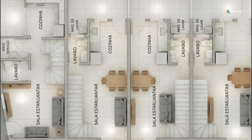 Casa, 2 quartos, 66 m² - Foto 8