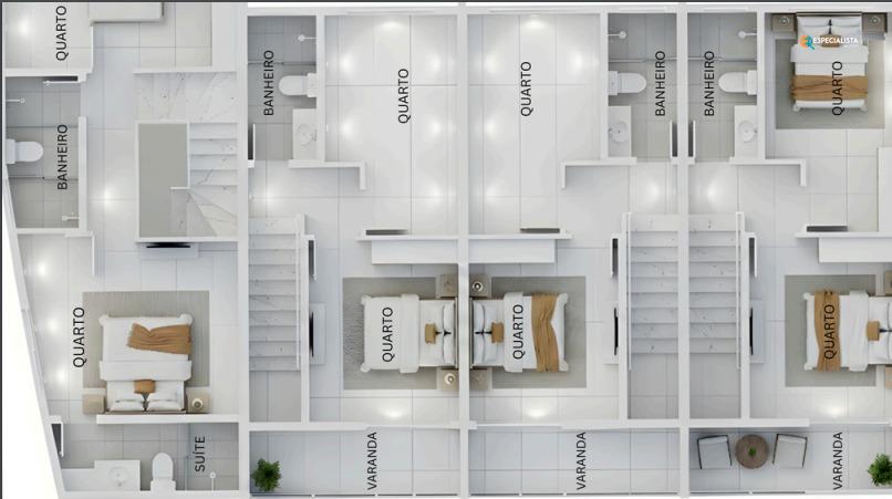 Casa, 2 quartos, 66 m² - Foto 9