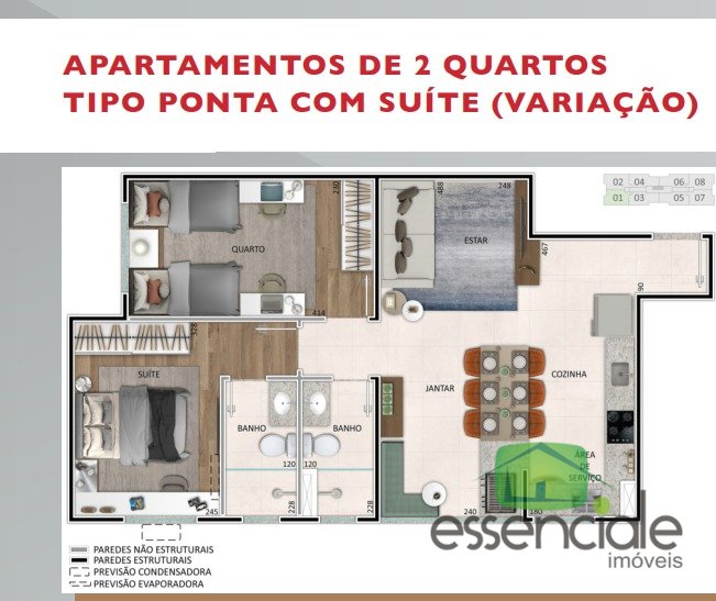 Apartamento à venda com 2 quartos, 49m² - Foto 19