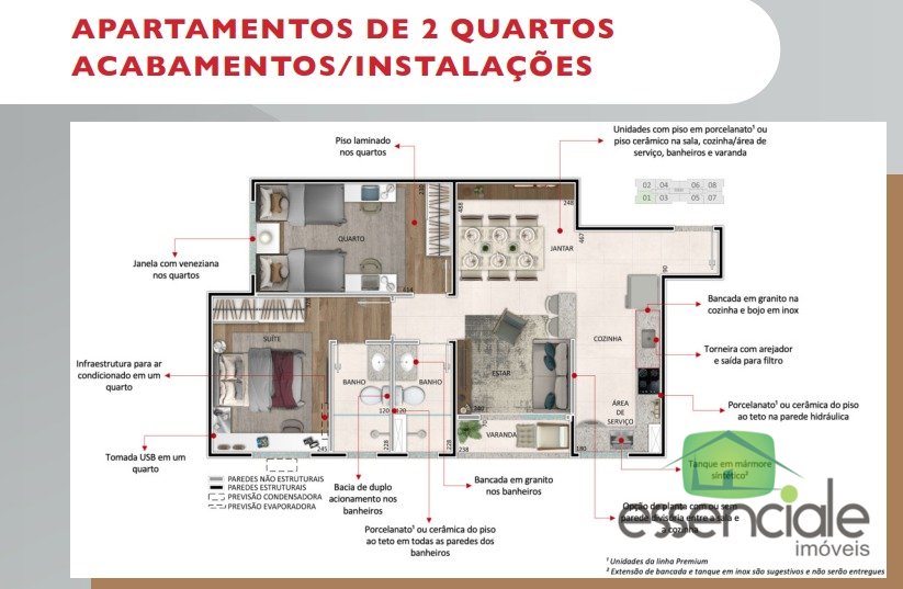 Apartamento à venda com 2 quartos, 49m² - Foto 20