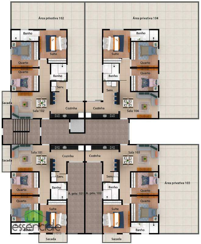 Apartamento à venda com 3 quartos, 81m² - Foto 11