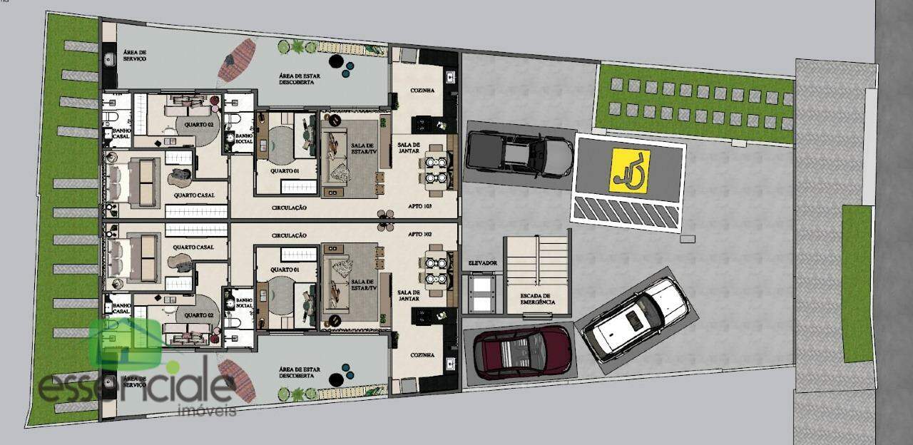 Apartamento, 3 quartos, 75 m² - Foto 25