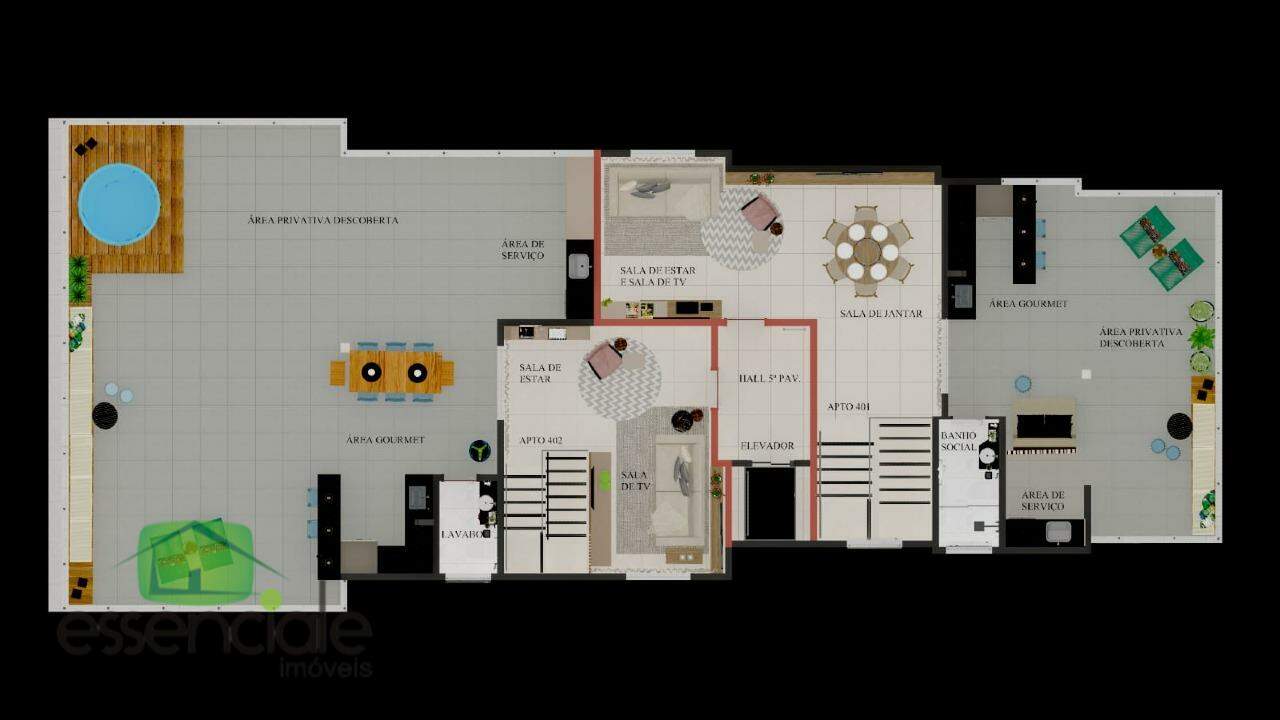 Apartamento, 2 quartos, 61 m² - Foto 21