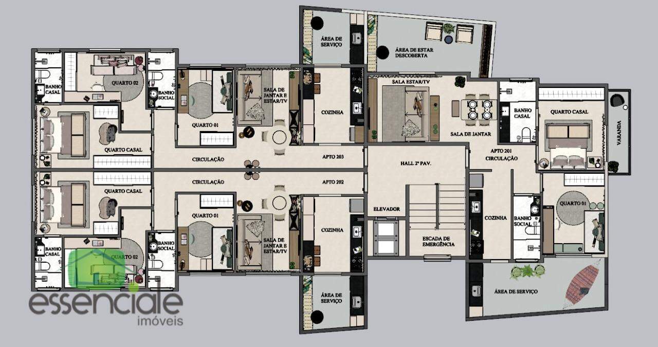 Apartamento, 2 quartos, 61 m² - Foto 25