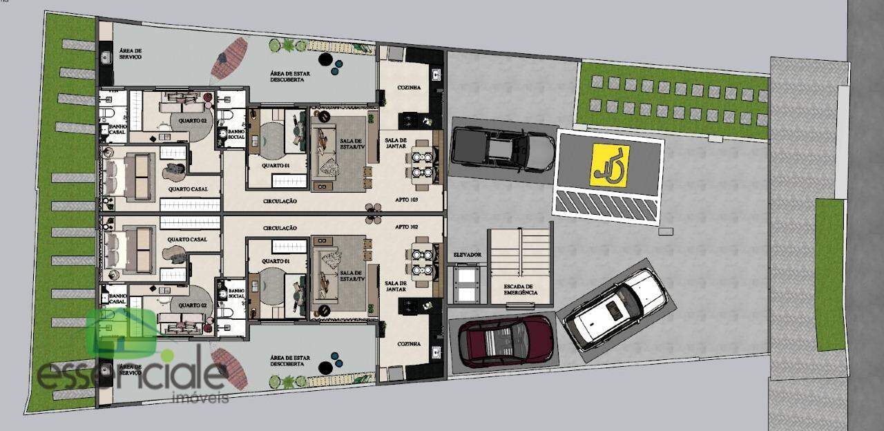 Apartamento, 2 quartos, 61 m² - Foto 24